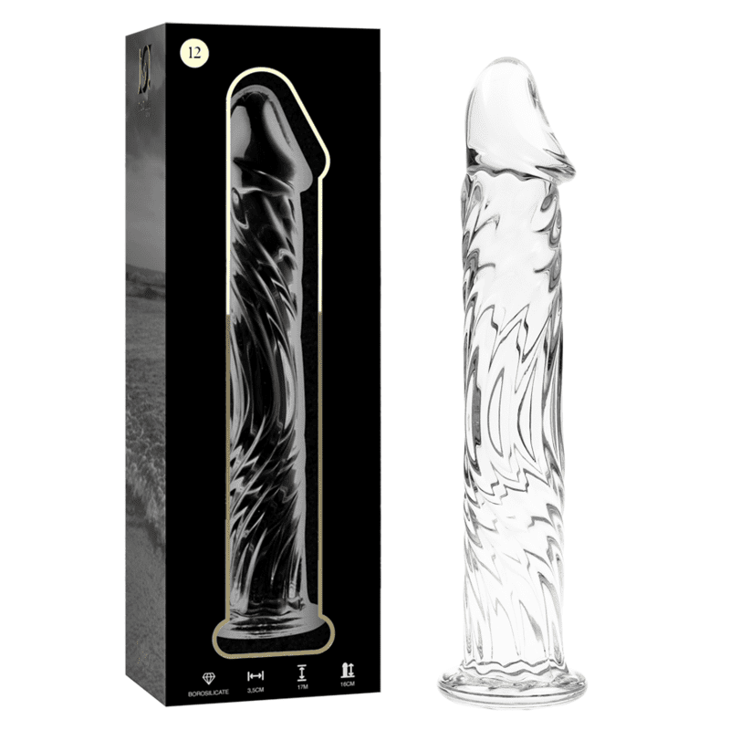 NEBULA SERIES BY IBIZA – MODELO 12 DILDO CRISTAL TRANSPARENTE 17 CM -O- 3.5 CM - immagine 2