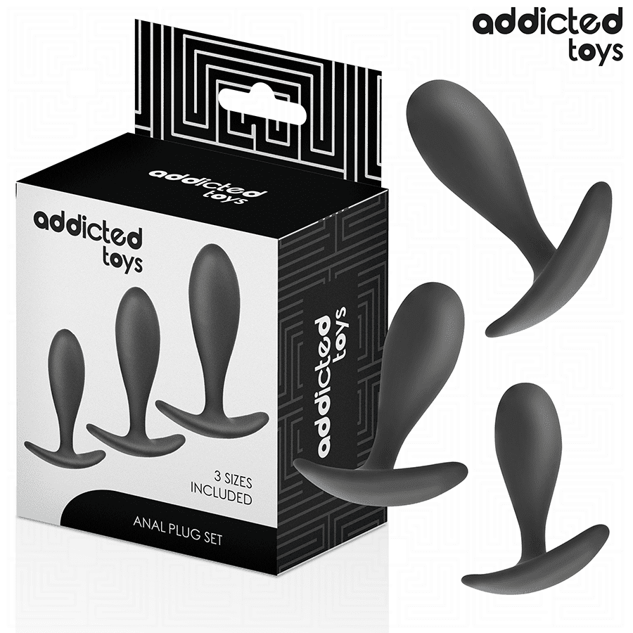 ADDICTED TOYS – SET DI 3 TAPPI ANALI MODELLO 2 - immagine 2